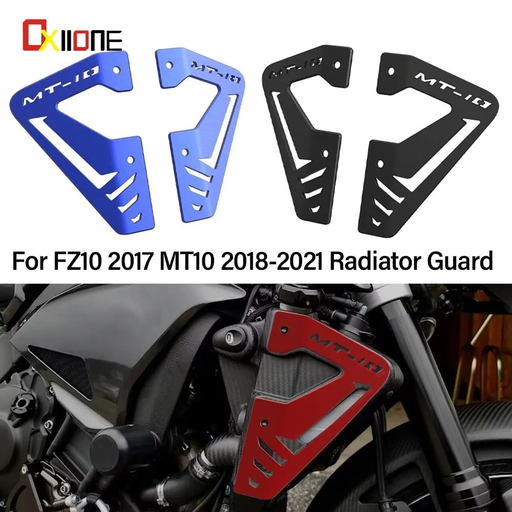 

FZ10 MT10 Motorcycle Accessories Radiator Guard Aluminum Protector Cover For Yamaha FZ-10 2017 MT10 MT-10 2018 2019 2020 2021