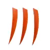 50 Pcs/Lot 3 Inch 4 Inch 5 Inch Shield Turkey Feather Archery DIY For Archery Arrow Accessories Right Wing/Left Real Wing 2