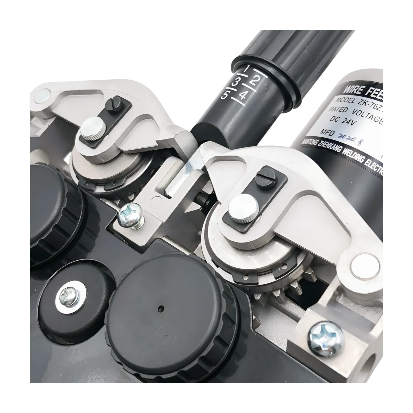 ZK-76ZY02 76ZY02 76ZY-02 DC 24V 42V EURO Style Double Drive Weld Feeder Assembly Wire Feeder Motor For Mig Welding Machine