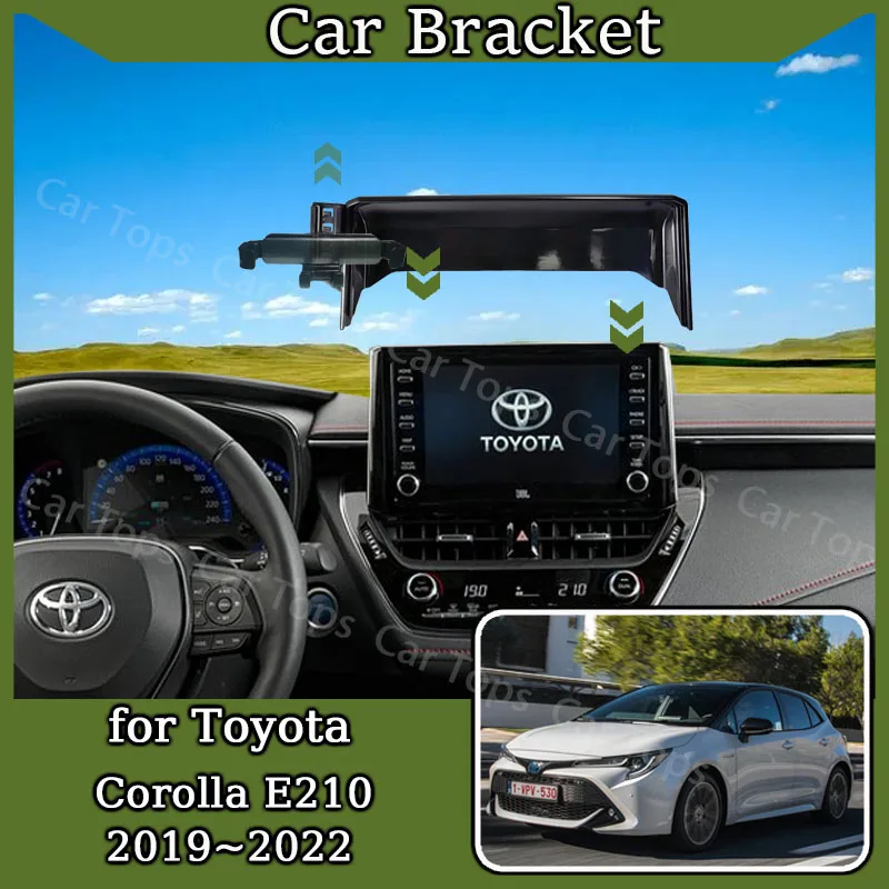 For Toyota Corolla E210 ~ Screen Car Mobile Phone Holder GPS Bracket Gravity Mount Support Auto Stand Accessories phone holder mobile phone holder gps holder