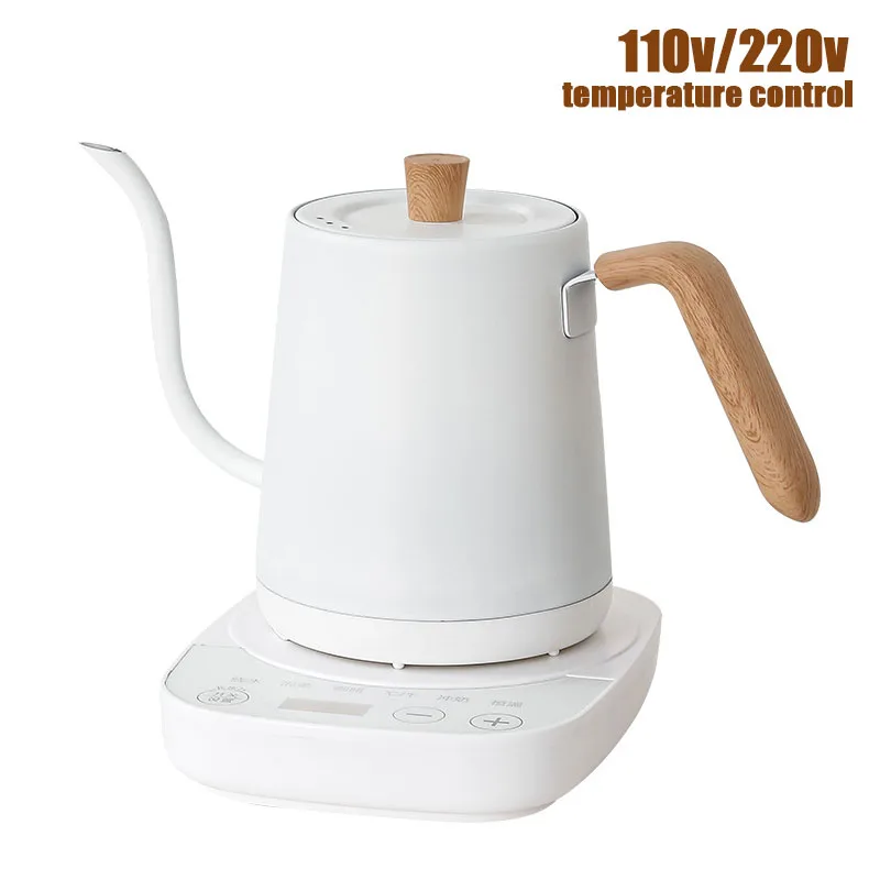 0.9L Stainless Steel coffee pot constant temperature electric kettle 900ml Rapid heating Gooseneck long nozzle teapot 110v 220v 11 10 7 5 4pcs electric soldering iron tips t12 heating core rapid heating for t12 soldering station replacement welding nozzle