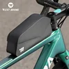 WEST BIKING Bicycle Magnetic Lid Top Tube Bag With Bolts Mounted & Straps MTB Road Bike Waterproof  Front Frame Structured Bag 1