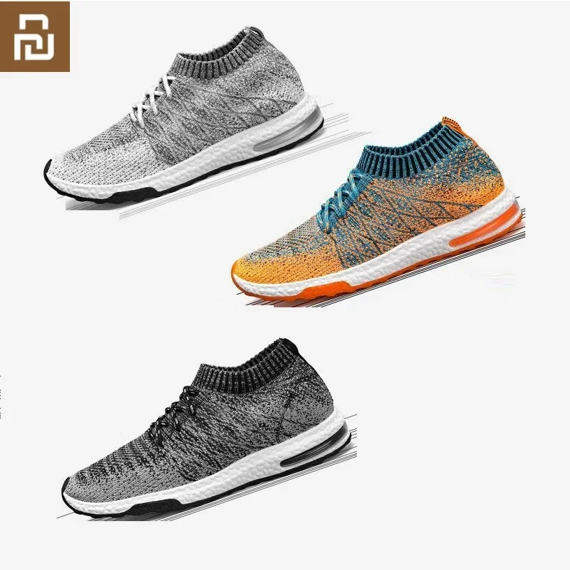 Youpin Mijia Sneakers Men's Outdoor Shoes Light Breathable Knitting Male Running Shoes Size 39-46 Sporting Smart