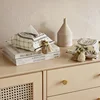 Tissue Box Paper Holder Napkin Dispenser Velvet Facial Organizer Wabi-sabi Beige Japan Style Luxury Hand Paint Gome Decoration 4