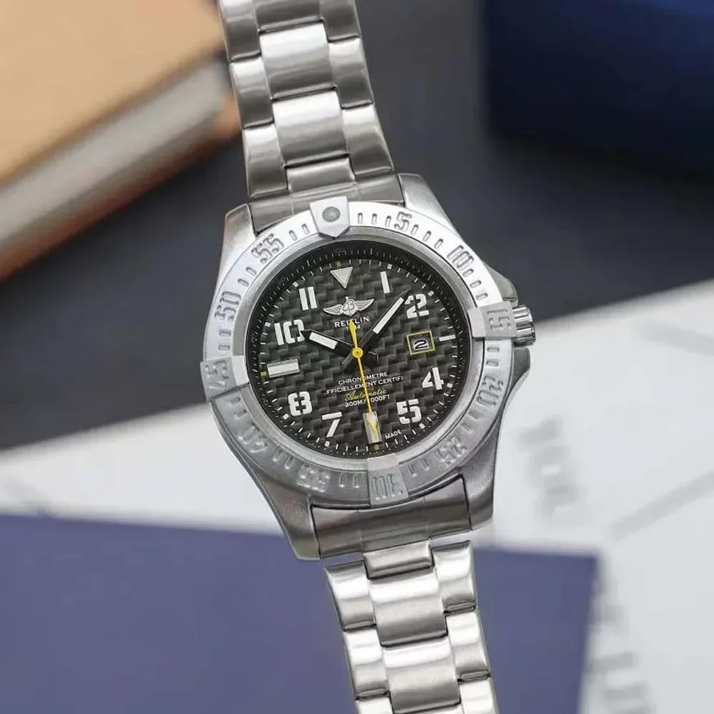 

Hot AAAAA B ,Br LOGO Watches For Mens Luxury High Sport Full AutomaticTop Date Steel Qulaity Business Quartz Clocks