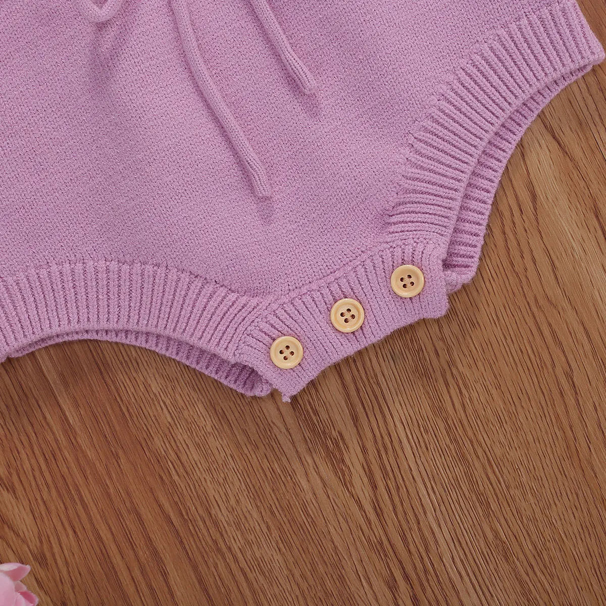 Knitted Cotton Sleeveless Newborn Baby Girls Summer Rompers Cute Infant Jumpsuit Toddler Bodysuit Baby Clothing For 0-24 Months