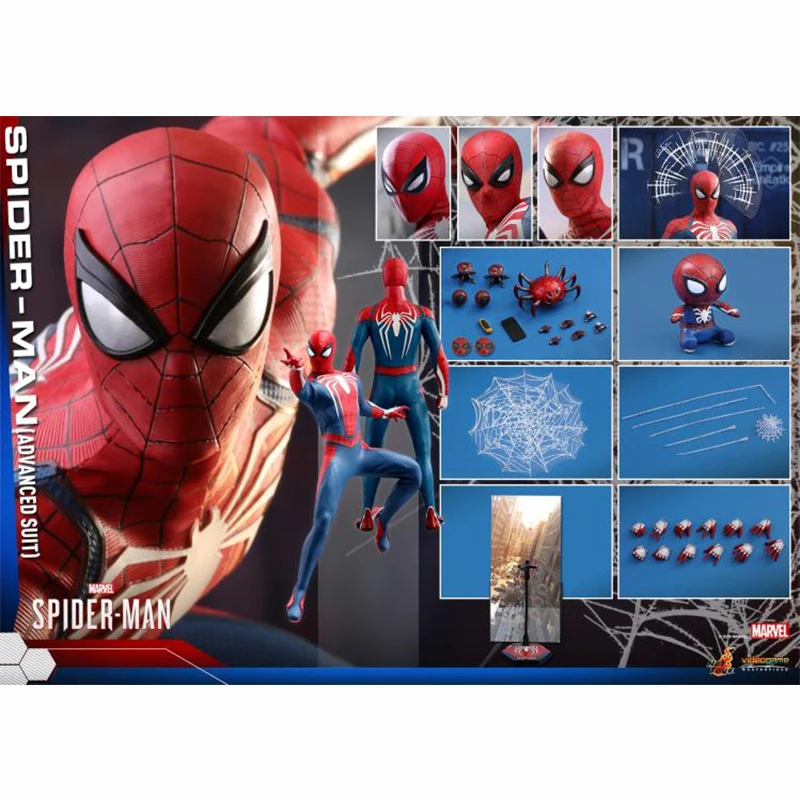 SPIDER-MAN ADVANCED SUITE VGM31 PS4 1:6 SCALE FIGURE HOT TOYS VIDEO GAME 