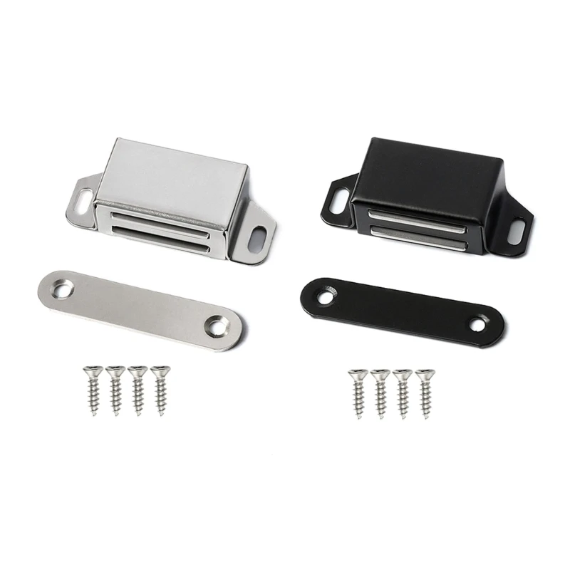 4pcs/set Cabinet Magnetic Catch Magnetic Door Catch Adhesive Strong Cabinet Door Magnet Latches Latches
