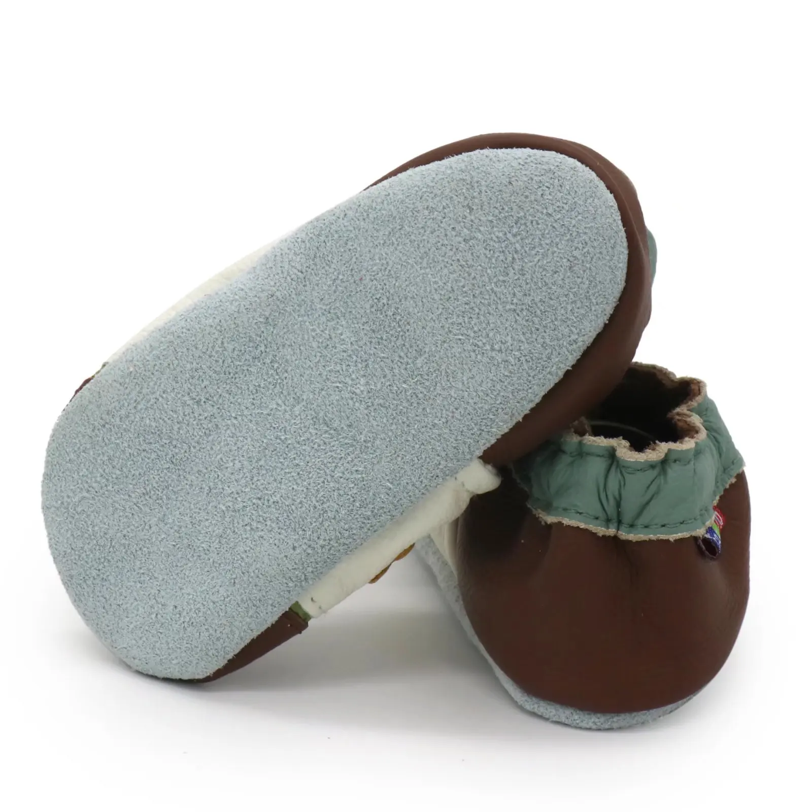 Carozoo Soft Leather Shoes Baby Boy Girl Infant Shoe Slippers New Style First Walker Leather Skid-Proof Kids Shoes