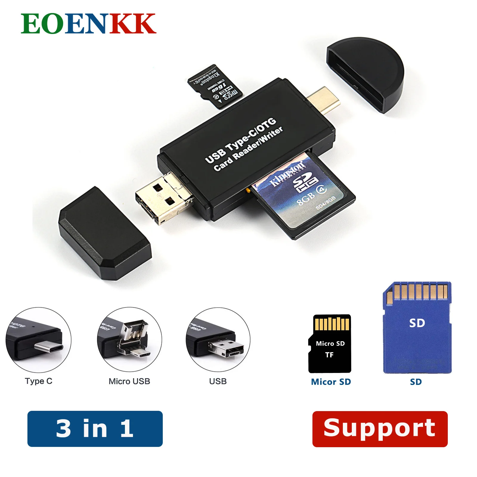 Type C To Micro-SD TF Adapter OTG Smart Memory Card Reader For Samsung  Huawei Micro USB To Micro-SD Adapter For Xiaomi Macbook - AliExpress