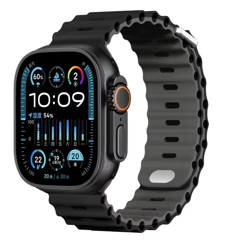 Ocean Soft Silicone Strap - Comfortable Watch Band in Multiple Sizes
