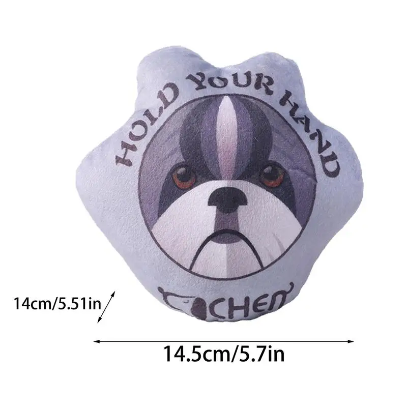 Peluche Squeaky Dog Toys Dog Paw Shape Dentizione Pet Toys Resistente Al Morso Robusto Adorabile Peluche Cane Giocattolo Stridulo Per Piccoli Medi