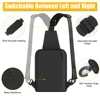 Tactical Gun Bag Pistol Bag Concealed Gun Carry Storage Bag Outdoor Shoulder Bag Chest Pack Sling Bag for Hunting Sport Pack 4