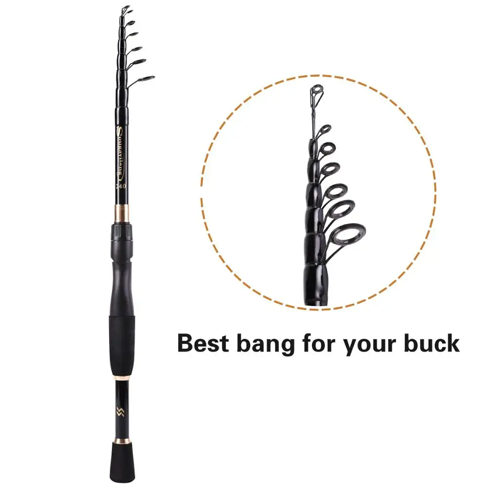 Sougayilang Telescopic Fishing Rod 5