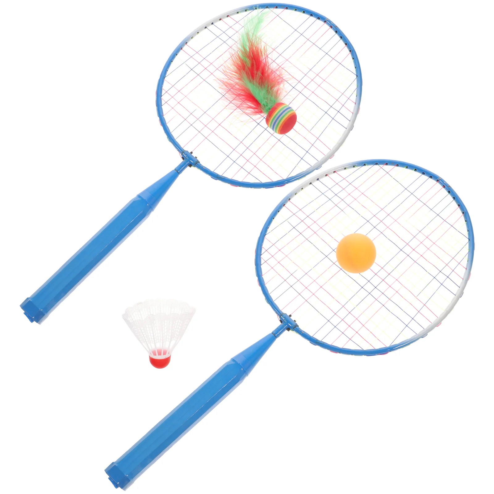 

Badminton Tennis Rackets Balls Set Children Kids Outdoor Sports Parent-Child Sports Educational Sports Game Toys for Children