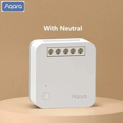 Aqara Smart Single Switch Module T1 with App - Controlled Features and Intelligent Linkage (With Neutral)