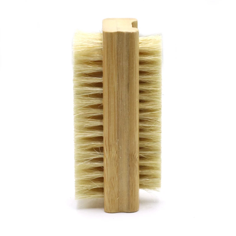 Description Picture 6 of itemDouble-sided Nail Brush Manicure Pedicure Wood Handle Soft Remove Dust Nail Cleaning Brush For Nail Care Scrubbing Tools
