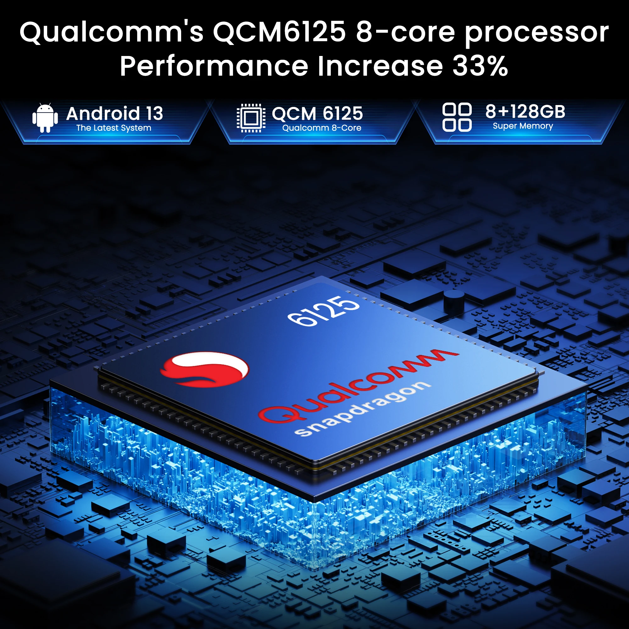 MMB CarPlay AI Box 8+128G Qualcomm 6125 8 ھ ȵ̵ 13  CarPlay ȵ̵ ڵ (WiFi 4G SIM TF ī  )