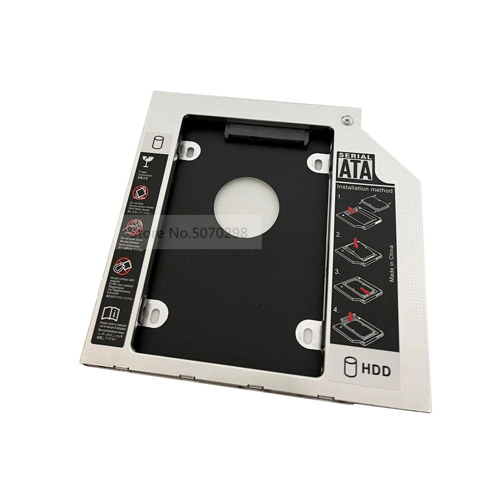 Caddy Per Secondo HDD/SSD Per Lenovo Thinkpad L560 L570 – Sostituisci Unità Ottica Con Pannello Frontale Incluso - 2