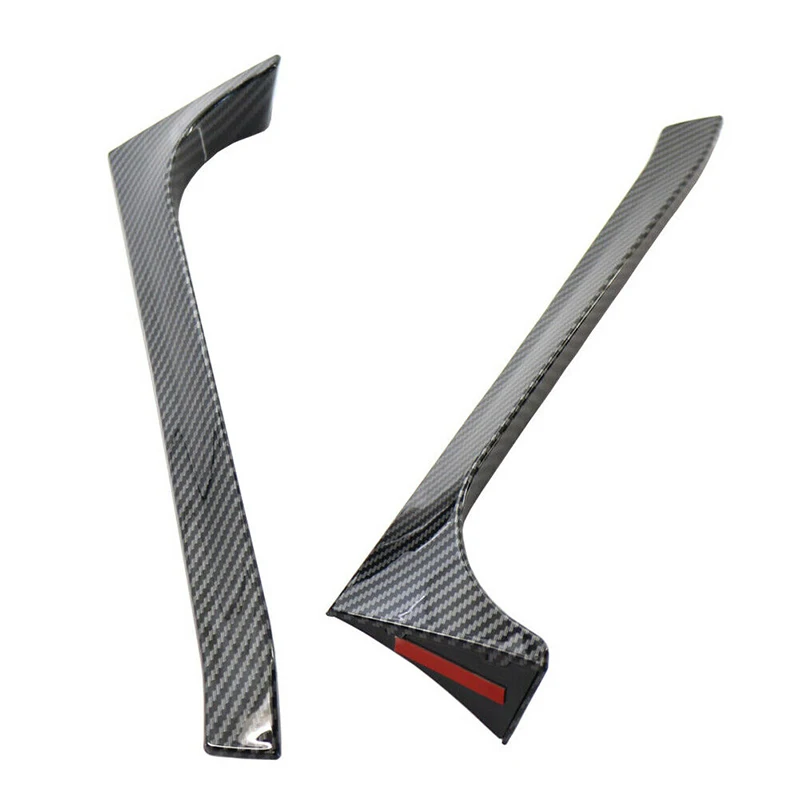자동차 리어 윈도우 사이드 스포일러 디퓨저 테일 핀, VW 골프 MK6 GTI GTR GTD 2008 2009 2010 2011 2012, 블랙 외관 부품, 1 쌍