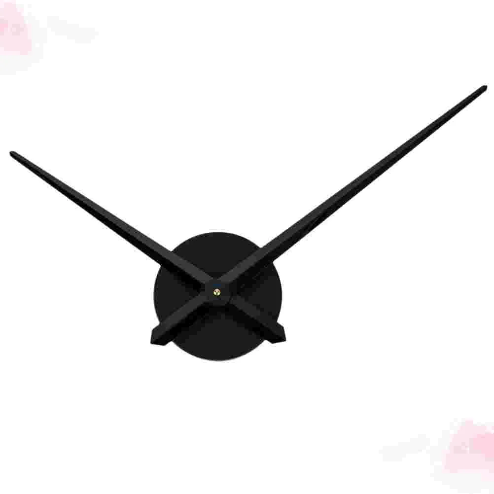 DIY Large Cross-stitch Clock Hands Needles Wall Clocks 3D Home Decor Quartz Clock Mechanism Accessories (Golden, without Bat 5