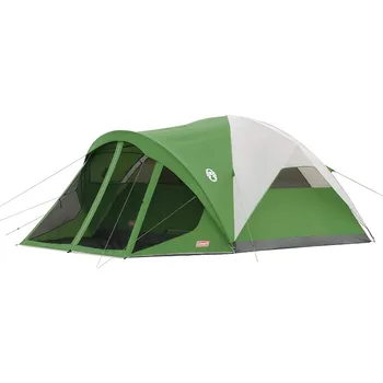 Coleman Evanston Screened Camping Tent, 6/8 Person Weatherproof Tent with Roomy Interior Includes Rainfly, Carry Bag 1