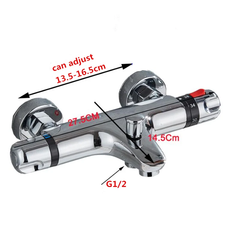 Thermostatic Shower Faucet Mixing Valve Thermostatic Faucet Shower Bathroom Combination Water With Cold Water On The Left bathroom faucet bathroom shower faucet set thermostatic mixing valve