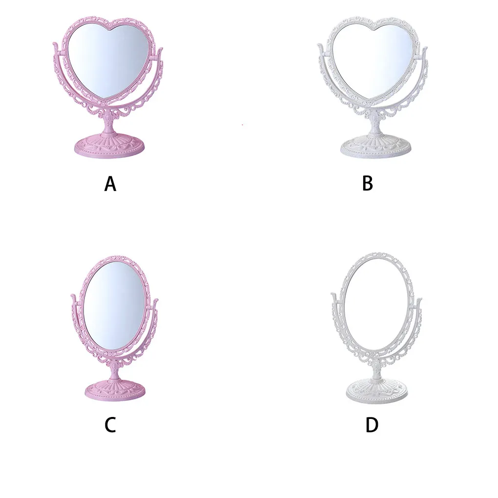 Make Up Mirror with Stand Holder European Mirrors Rotating Cosmetics