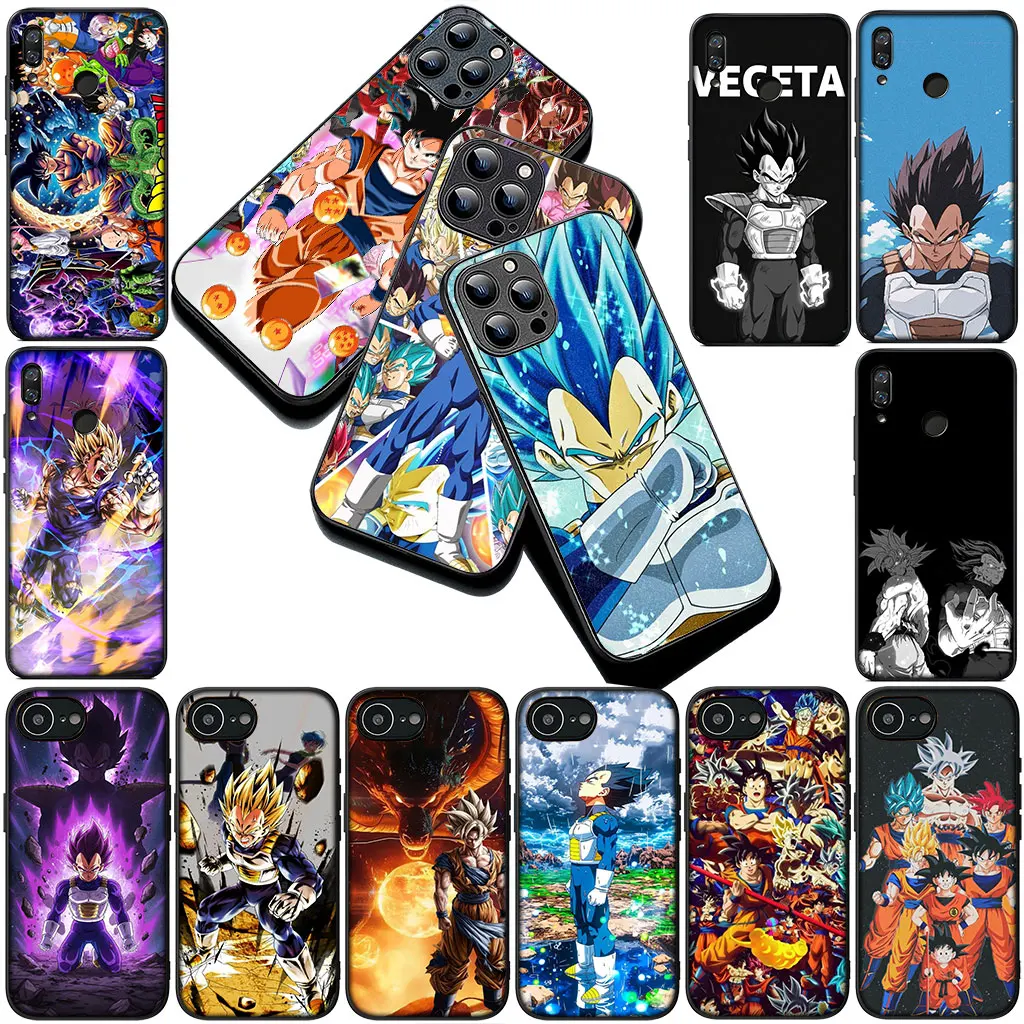 Dragon-Themed Soft Phone Cover - Goku & Friends Design