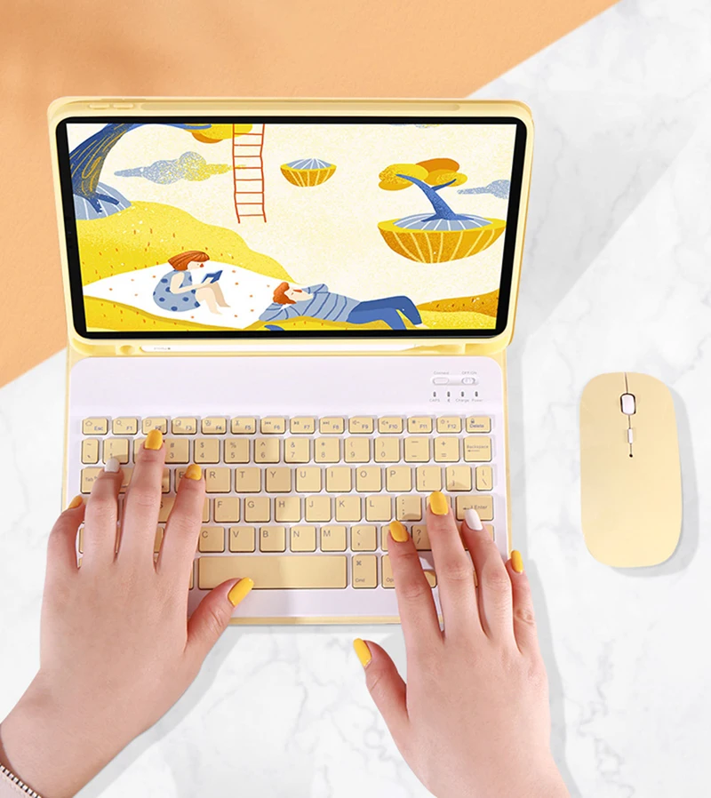 para ipad pro ar pro teclado tablet da tampa do caso com suporte da pena