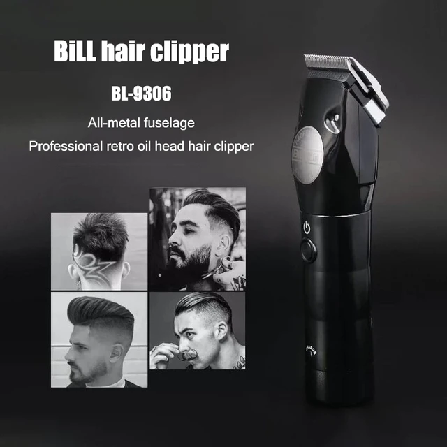 Tagliacapelli professionale rasoio a testa in metallo per uomo parrucchiere  taglio capelli - AliExpress