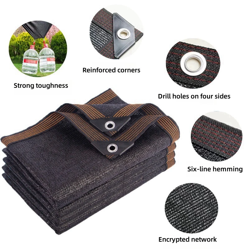 Black-Sunshade-Net-Outdoor-Sunscreen-Net-Clip-Greenhouse-Plant ...