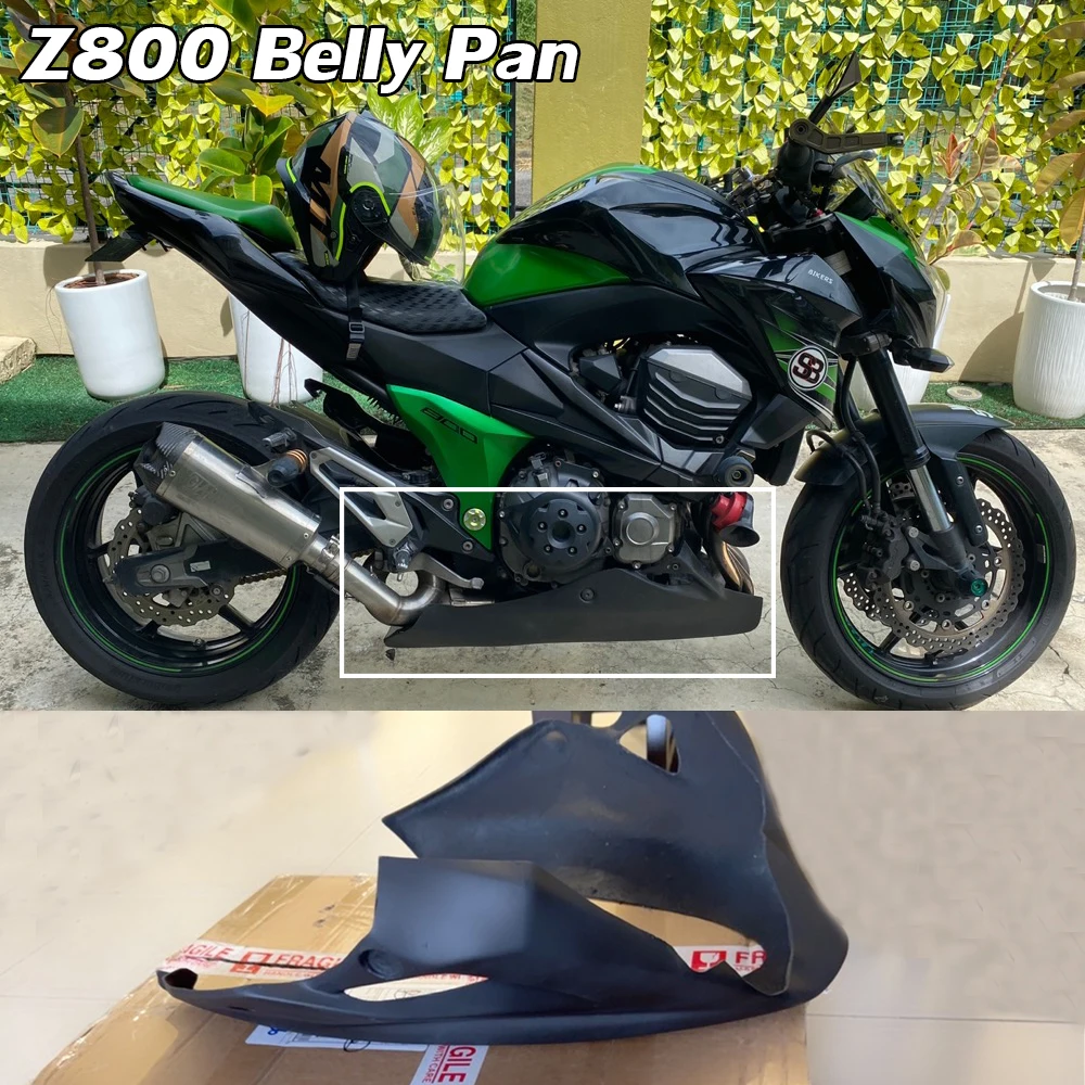 For Kawasaki Z800 Belly Pan Engine Spoiler Lower Fairing Body Frame