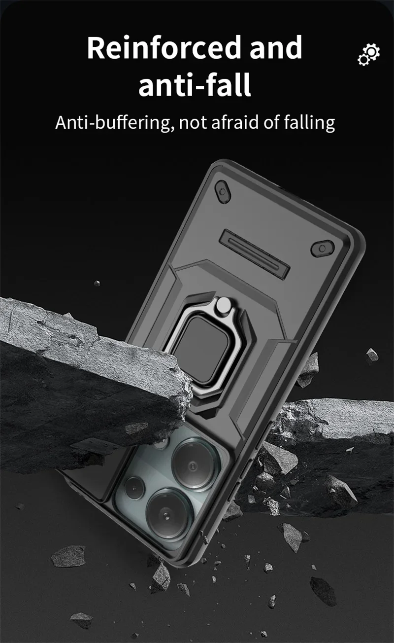 Case For Xiaomi Redmi Note 13 4G Camera Slider Protection