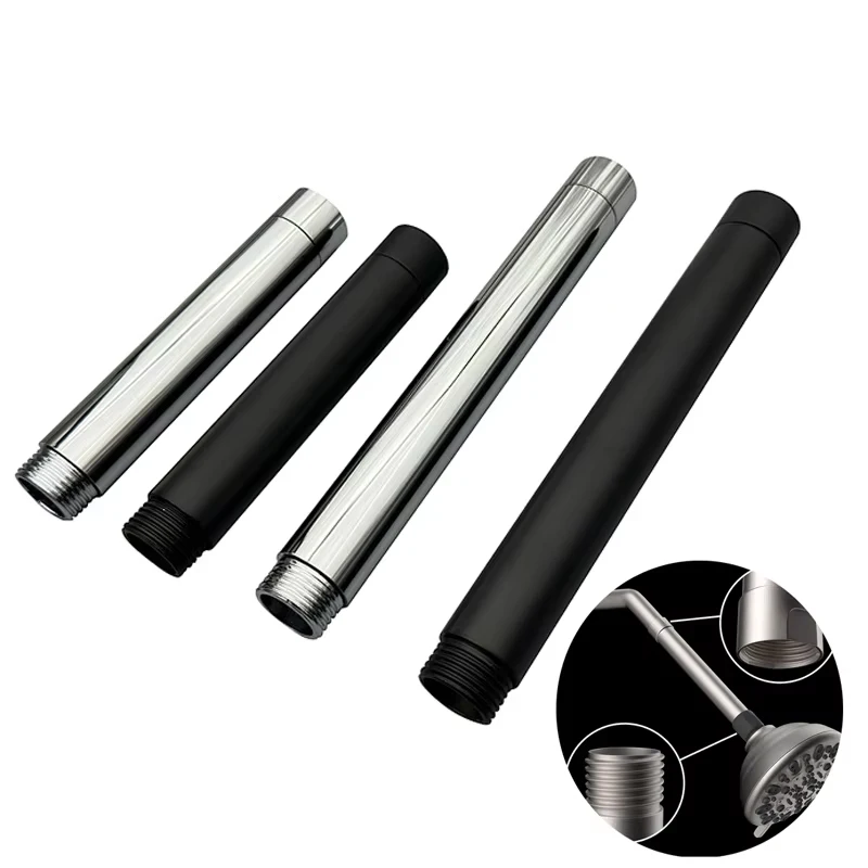 Bourdillat Shower Head Extension Arm G1/2 Shower Head Extender Water Outlet Durable Pipe Extension