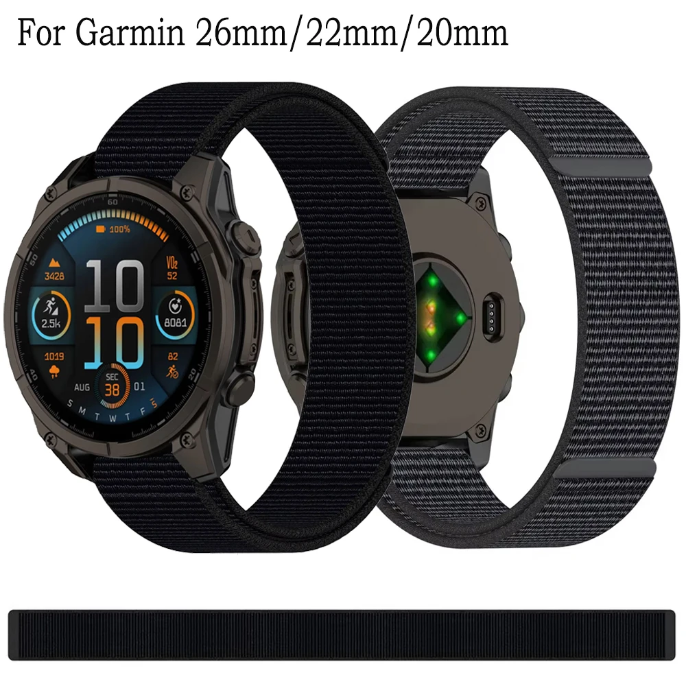 Versatile Nylon Sport Loop Watch Band - Multiple Widths