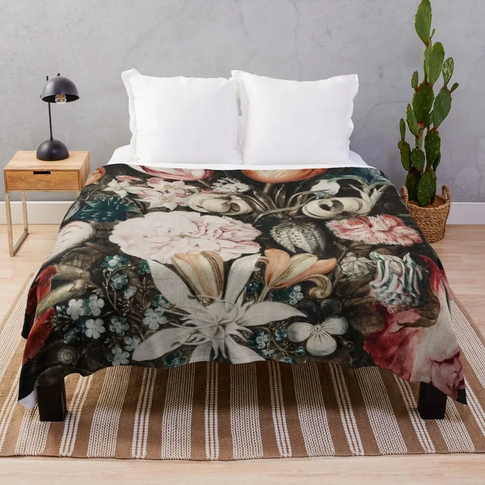 

Flowers in a Glass (1606) by Ambrosius Bosschaert Throw Blanket warm winter Tourist Blankets