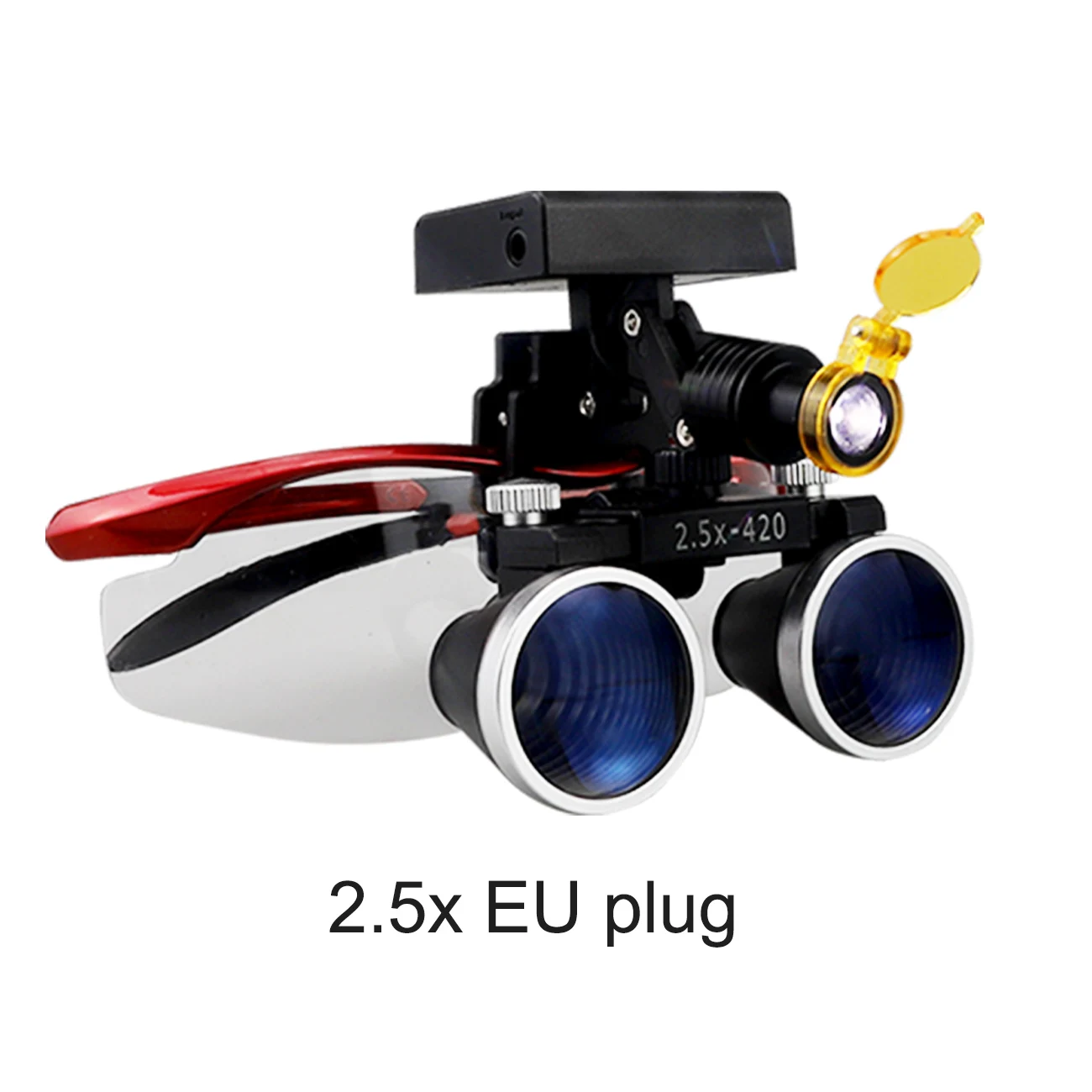 2.5X EU Plug Red