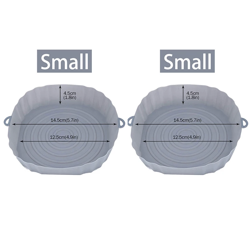 Gray-Small-2PCS