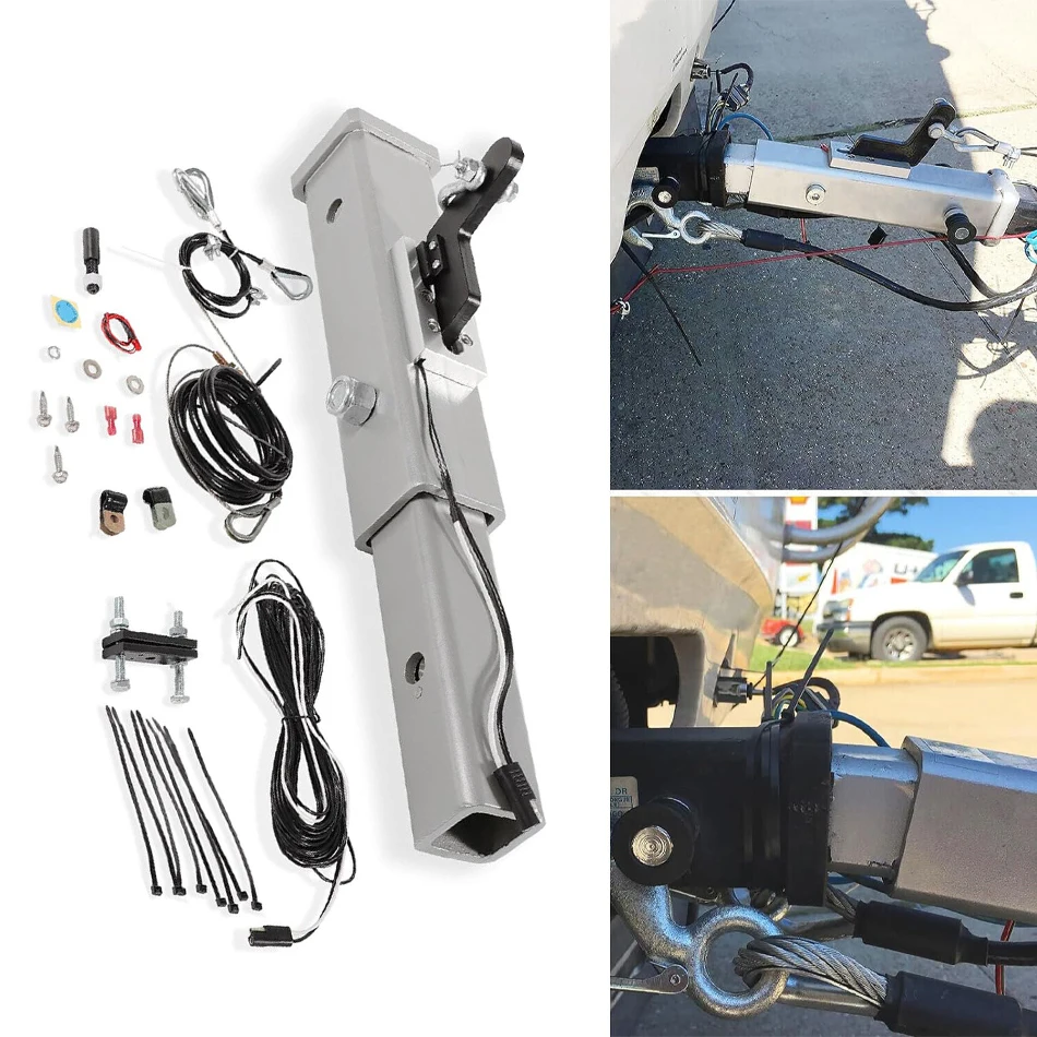 

RB4000 Receiver Style All-in-One Trailer Auxiliary Brake System for 2" Hitch for Various Types of Trailers with 2-inch Receivers