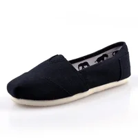 2025 Summer Blue Loafers Men Classic Canvas Flats Shoes Women Comfortable Breathable Men Casual Shoes Slip-on Espadrilles