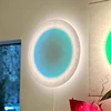 Full Moon Wall Lamp Modern Living Room Circular Square MOODMOON Designer Corridor Bedroom RGB Color Dimming Atmosphere Light 3
