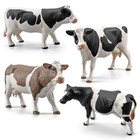 imulated Farm Poultry, Livestock, Cow Model, Simmental Cattle, Black and White Cow Decoration, Ranch Animals 1