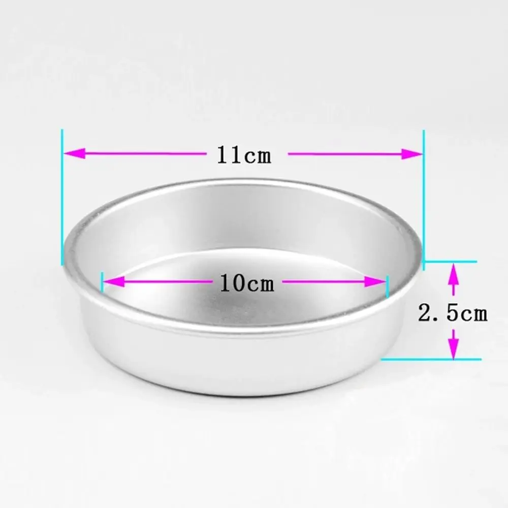 Aluminum Kitchen Supplies Bakeware Pudding Mold Baking Pastry Tools Hamburger