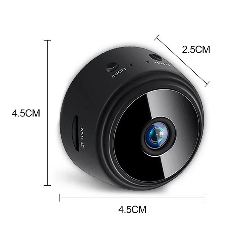 

Mini A9 Wireless IP Camera, Night Version, Micro Voice Recorder, Camcorders, Video Surveillance, WiFi, 1080P HD