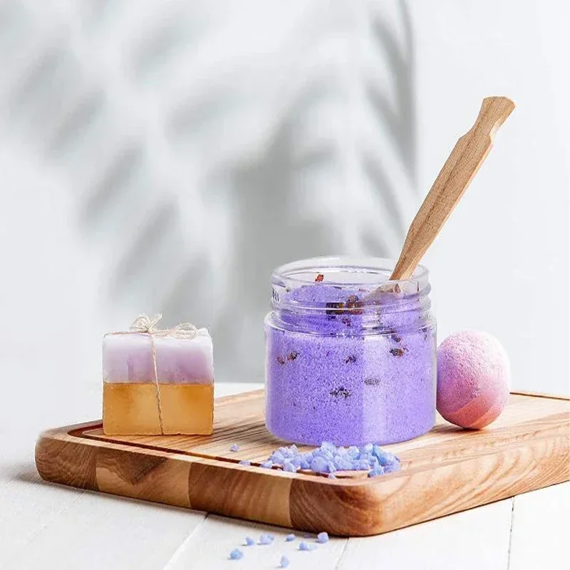 20Pcs 120ml Transparent PET Jar Empty Storage Jars Candy Cookies Dried Fruit Food Cosmetic Containers Face Cream Sample Pot storage jar
