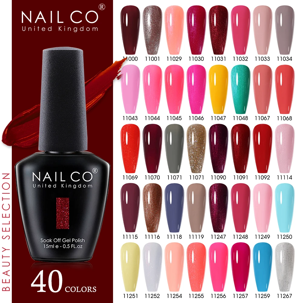NAILCO 15ml Dark Red Brown Color Series Gel Nail Polish Nude Gel Varnish UV  Gellak Design Lacquer TopBase Coat Nail Art Manicure| | - AliExpress