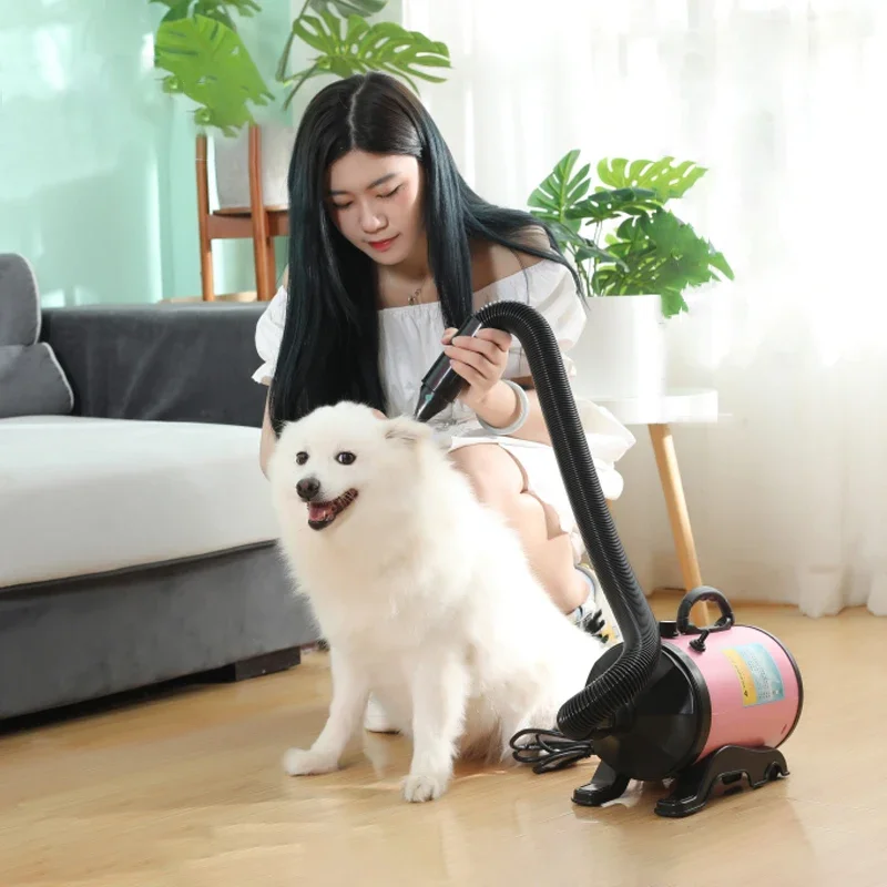 Dogs Hair Dryer Cat Grooming Water Blower Motor Warm Wind Adjustable Blow-Dryer Professional Warm Wind Secador Hot Heater