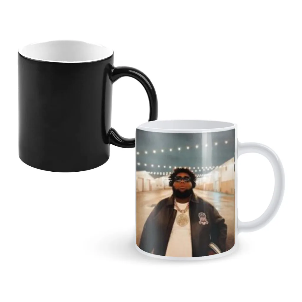 

Rod Wave Rapper Coffee Mugs And Mug Creative Color Change Tea Cup Ceramic Milk Cups Novelty Interesting Gifts