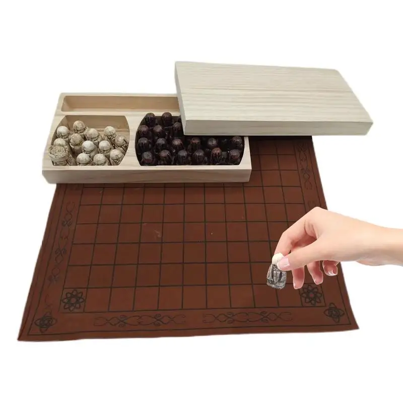 

Viking Chess Set Traditional Two-Player Strategy Board Game Entertainment Accessories For Kids Adults Intelligence Training